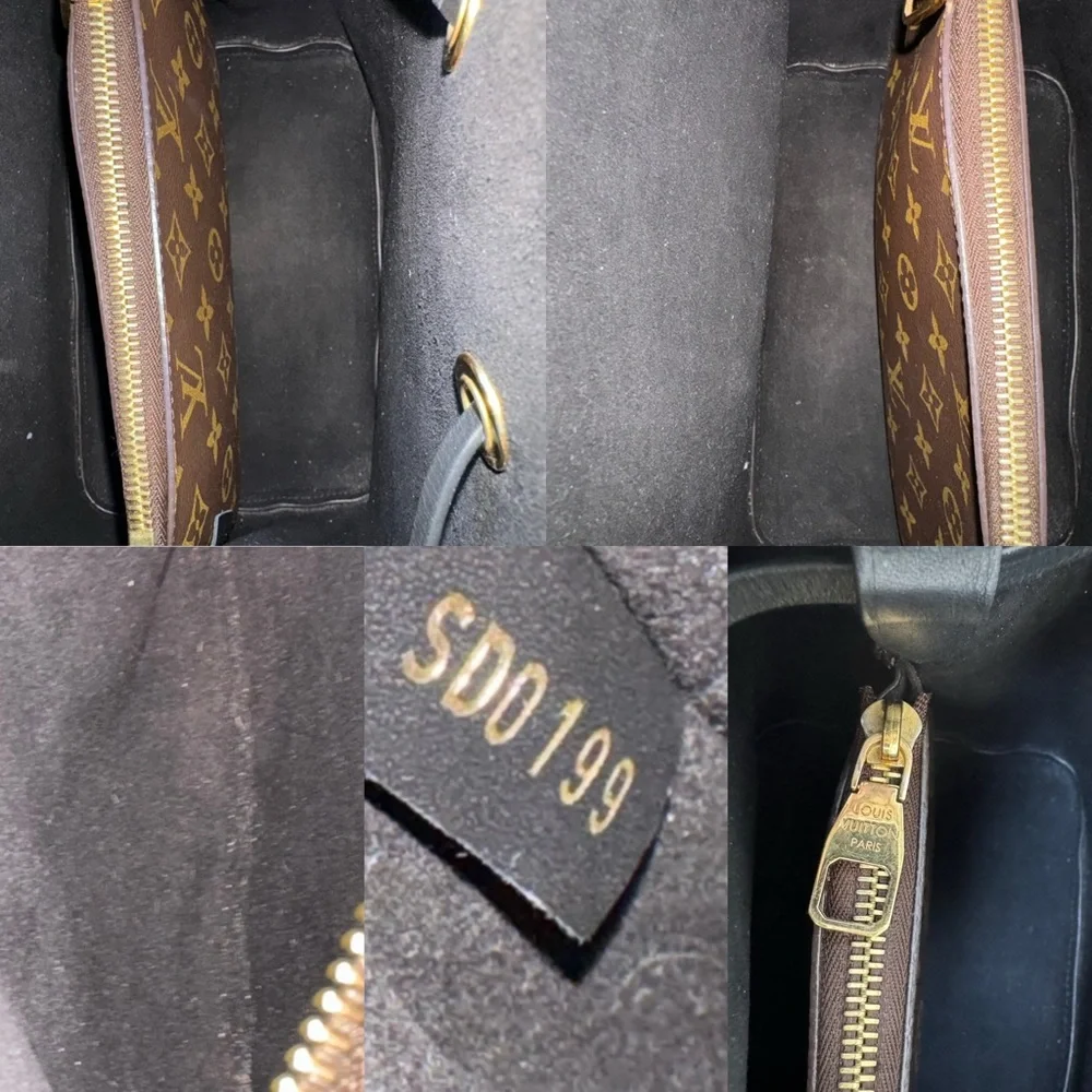 SOLD Louis Vuitton Monogram Neonoe MM Black Bucket Bag - Picture 14 of 14